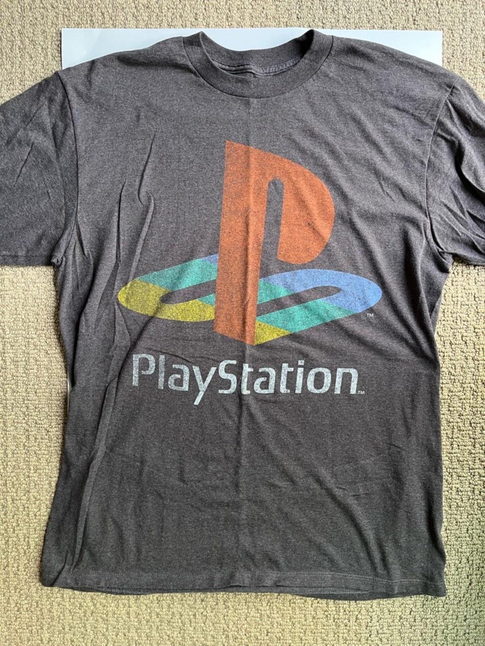Sony PlayStation Graphic Tee - Black with Multicolor Logo